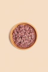 Doseninhalt Hundefutter mit Lamm